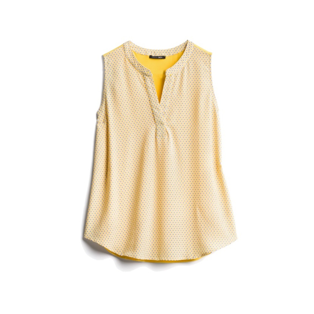 Fayette Mixed Material Blouse